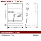 Bloco Distribuição 4 Barramentos 4x7 125a