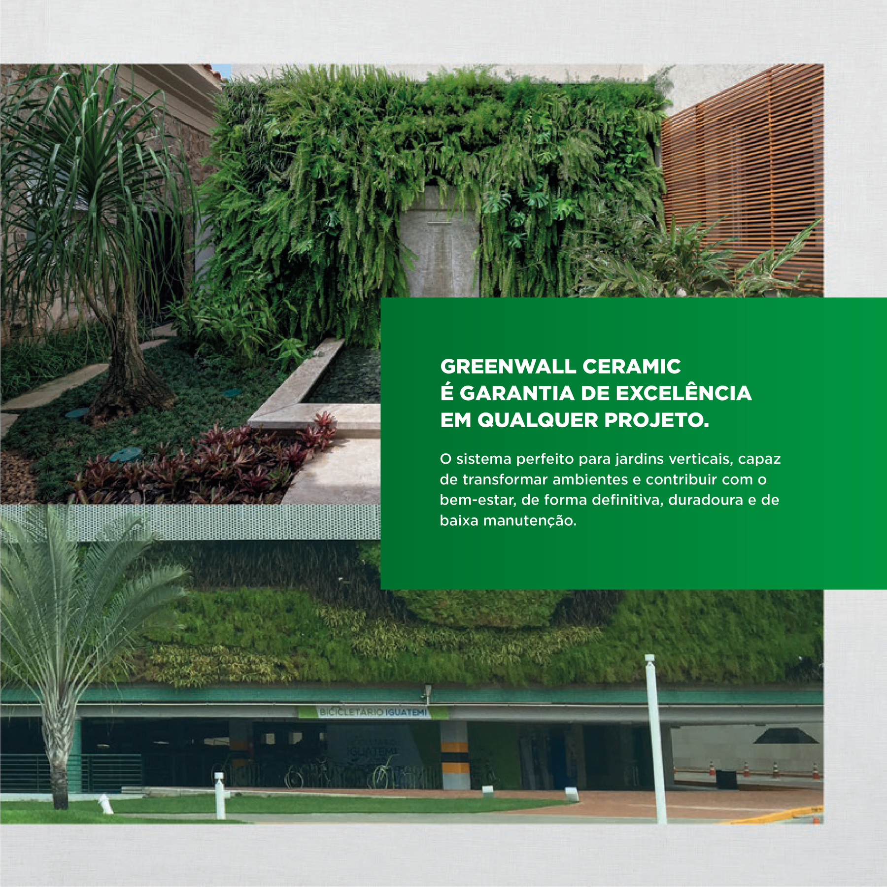 Bloco Cerâmico para Jardim Vertical GreenWall