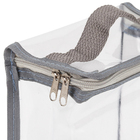 Bloco Organizador Plástico Cinza Premium 4L 20x10x20cm Praticità