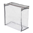 Bloco Organizador Plástico Cinza Premium 13,5L 30x15x30cm Praticità