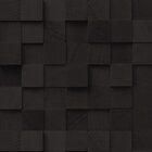 Blocos 3d Preto - Papel De Parede - 200