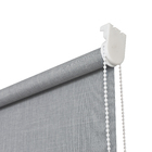 Bloom Dual Block -persiana Blackout Linho Cinza 160x160