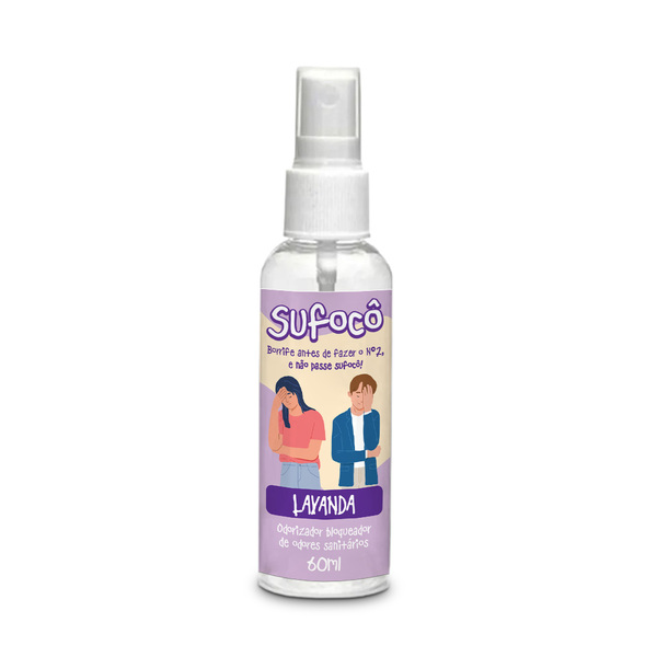 Bloqueador De Odores Sanitário Lavanda  Sufoco Globell  60ml