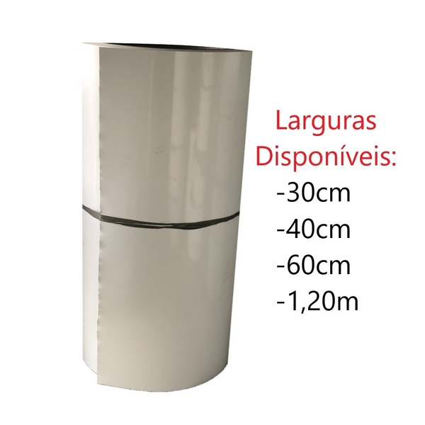 Bobina Branca P/ Calha Rufo Pingadeira Largura 40cm X 6mts Ca