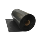 Bobina Lona Plástica Preta 4m X 25m - Proteção De Móveis, Ref