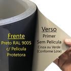 Bobina Preta P/ Rufo 35cm X 10mts Chapa Galvalume Pré-pintada