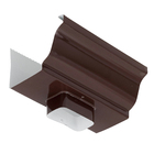 Bocal Calha de Alumínio Marrom BellaCalha