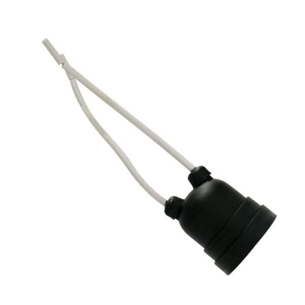 Bocal Pendente Rabicho Plastico Preto 50 Un Foxlux | Leroy Merlin