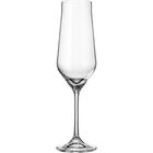 Bohemia Lida Taça Champanhe 24x6x6cm 220ml Cristal Transparen