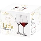 Bohemia Lida Taça Vinho 23x10x10cm 580ml Cristal Transparente