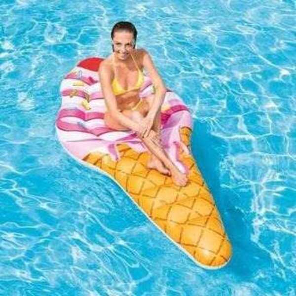 Boia Bronzeador Inflavel Colchao Flutuante Piscina Sorvete Intex 58762 Leroy Merlin