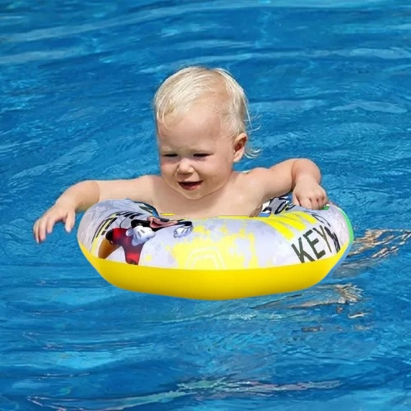 Bóia Circular Com Fralda Mickey