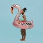 Boia Cisne Perolado Rosa Com Abertura