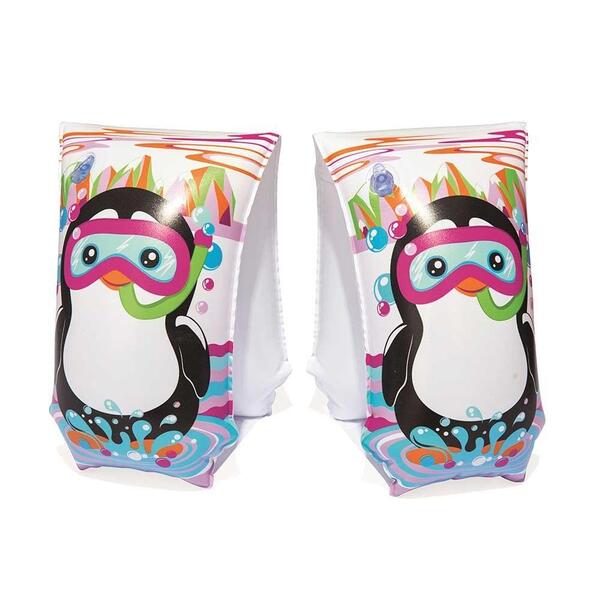 Boia De Braço Infantil Jungle Trek Pinguim Branco