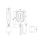 Boia De Nivel Soprano Boia Elétrica 2m De Cabo 16a