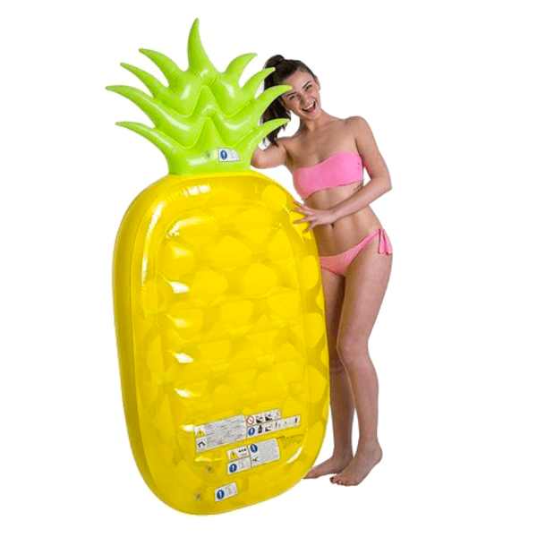 Boia De Piscina Colchao Abacaxi Gigante 190cm Leroy Merlin