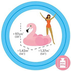 Boia Flamingo Inflável Infantil - Pink - Intex