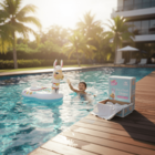 Boia Inflável Divertida Lhama 140x100x90cm Bel