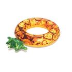 Boia Inflável Estampa De Abacaxi Laranja