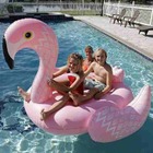 Boia Inflável Flutuante FLAMINGO Adulto Gigante 193 X 132 cm