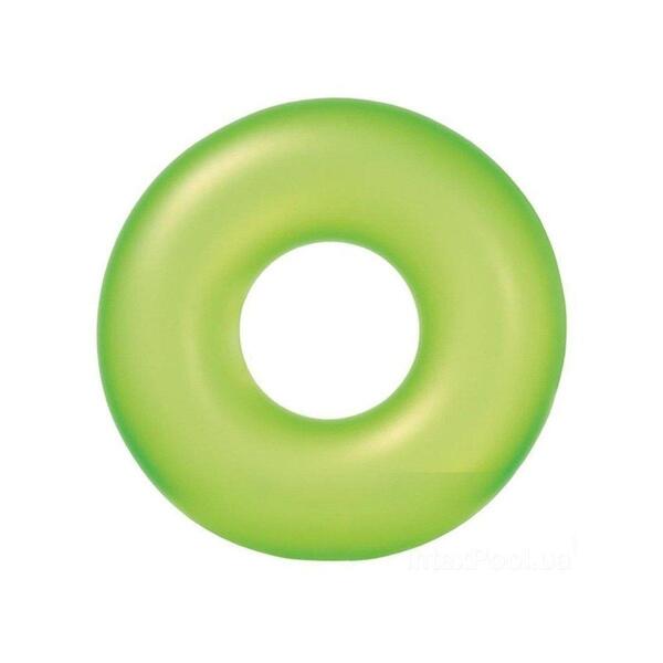 Boia Inflável Redonda Plástica Verde Neon 90cm - Mor, Opção: