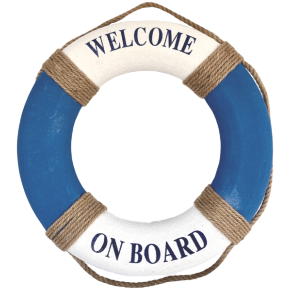 Boia Nautica Decorativa Welcome On Board