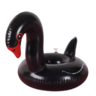 Boia Porta Copo Flamingo Preto Piscina