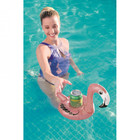 Bóia Porta Copo Latinha Inflável Rosa Flamingo