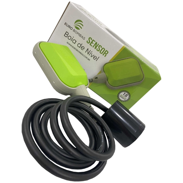 Boia Sensor De Nivel Eurobombas 22a Monofasico 220v 1,5 Metro