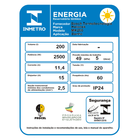 Boiler Solar Baixa Pressão Desnível 200L MK200 Alumínio e Aço Heliotek