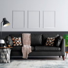 Boiserie Autocolante Roda Meio Moldura Kit 60 X 90 - 3,8cm