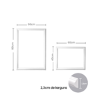 Boiserie Autocolante Roda Meio Porta Kit 60x80cm E 60x40cm