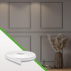 Boiserie De Eva Autocolante Instalação Rápida  Meu Rodapé Rol