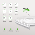 Boiserie De Eva Autocolante Instalação Rápida  Meu Rodapé Rol