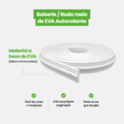 Boiserie De Eva Autocolante Instalação Rápida  Meu Rodapé Rol