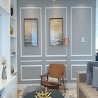 Boiserie Mdf 4cmx15mmx2,40m Liso 400  Branco