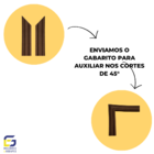 Boiserie Moldura Rodameio De Eva Adesivo E Flexível *orion 2,