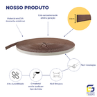 Boiserie Moldura Rodameio De Eva Adesivo E Flexível *saturno