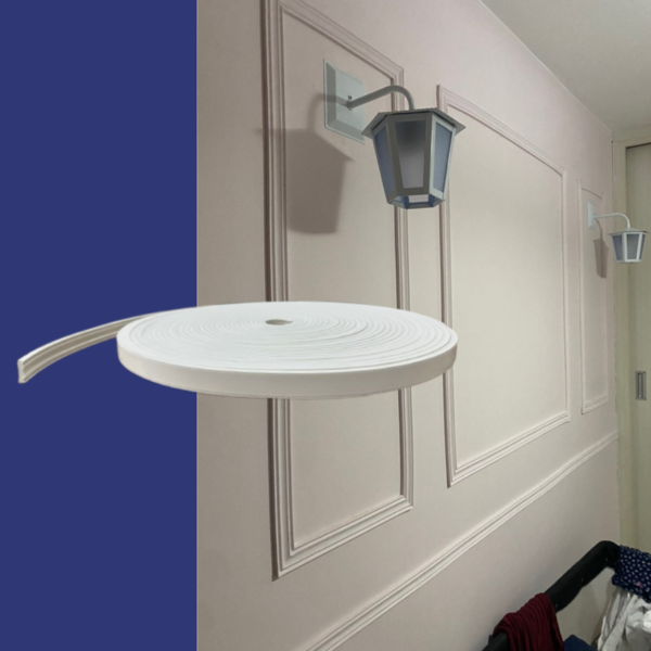 Boiserie Moldura Rodameio De Eva Adesivo E Flexível *Terra 2,