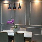 Boiserie Rodameio De Eva Autocolante Rm61 2,3cm Branco 2,5 Me