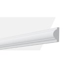 Boiserie Rodameio De Poliestirenom4 20mmx200cmx4cm  Branco