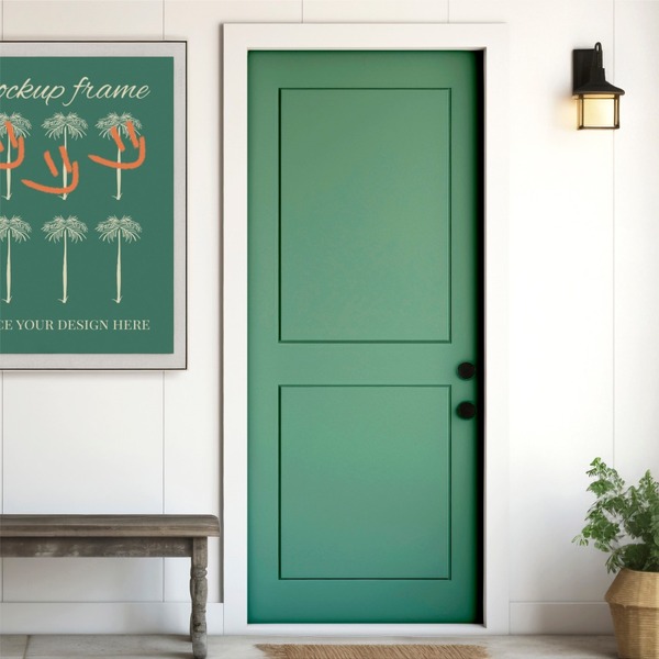 Boiseries 3cm para Porta (2 quadros). Molduras Brancas cortad