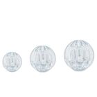 Bola/ Esfera De Decoração Em Murano Transparente G