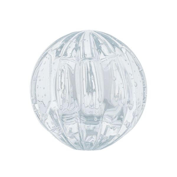 Bola/ Esfera De Decoração Em Murano Transparente P