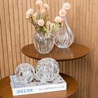 Bola/ Esfera De Decoração Em Murano Transparente P