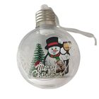 Bola Arvore De Natal Led Natalino Papai Noel Boneco De Neve E