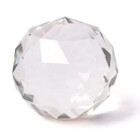 Bola De Cristal Plana Branca 80mm