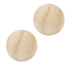 Bola de Madeira Pinus Natural 4x4x4cm Settis