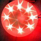 Bola De Natal Decorativa Com Led Pisca Pisca Enfeite Natalino