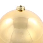 Bola de Natal para Árvore Plástico Ouro 15x15x15cm Cromus